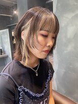 クレオヘアフィーカ(CLEO hair fika)&nbsp;レイヤーボブ×インナーカラー