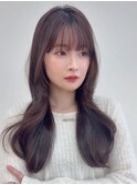 ナチュラルベージュ_ヨシンモリ_顔周りレイヤー_レイヤーカット