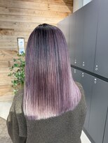 ベイショア(Bay Shore NY)&nbsp;バレイヤージュグラデーションカラーピンクパープル