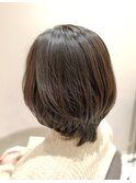 肩上レイヤーカットスタイル