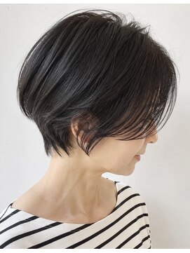 ティコ(tico@) 大人女性ショートボブ×艶カラー