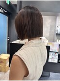 切りっぱなしボブ/ストレート/髪質改善/ミニボブ