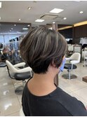 ハンサムショート×ハイライト