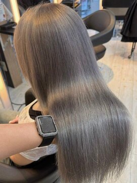 インク サカエ(inq sakae) ブリーチカラーダークシルバー