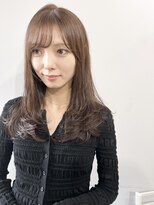 ユウル 横浜(juhl.)&nbsp;ヘーゼルベージュミルクティーココアブラウンレイヤーカット横浜