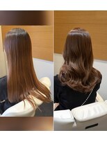 ビーアップヘアー(be:up hair)&nbsp;艶ブラウンカラー×トリートメント