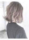 【Marlアプリエ】ホワイトラベンダーの外ハネボブ