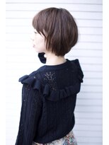 ウィーブス セタガヤ(weaves -SETAGAYA-)&nbsp;[weaves -SETAGAYA-]　ナチュラルショートボブ