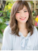*COVER HAIR*斜めバングでふんわりリラクシー♪
