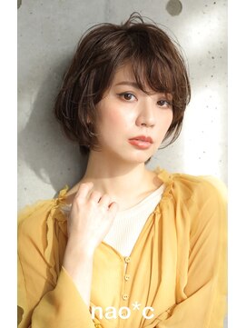 ナオシ トレス 富雄店(nao*c tres) 【nao*c 富雄店】大人かわいい小顔フェミニンオフィスヘア