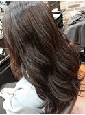 ふんわりロング×ショコラブラウン