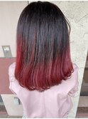 レッドグラデーションカラー