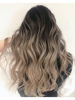 イリ 梅田(ili) 【kento限定カラー】大人クールバレイヤージュ