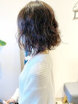 メルト 吉祥寺(melt)&nbsp;【宮本大輔】コテ巻き風パーマ クセ毛 無造作 グレージュ 小顔