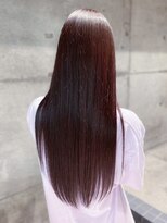 グランアージュ 池袋東口店(grandage)&nbsp;うる艶サラサラロング×暖色系艶ボルドー