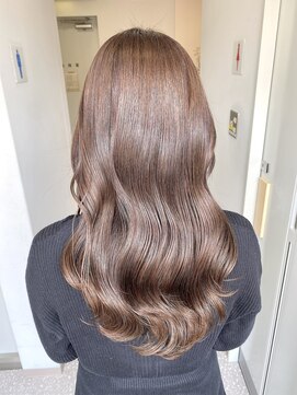 エレノア 梅田店(Eleanor) 髪質改善コスメカラー◎ショコラベージュ【7レベル】