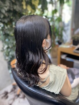シェル 吉祥寺(shell) 透明感暗髪ミディアム