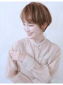 小顔ナチュラルボブ/マッシュショートボブ20代30代40代b
