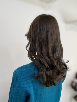ヘアープロデュース ラピセット 松山(Lapset) 20代30代40代ブリーチなしオリーブグレージュ髪質改善カラー