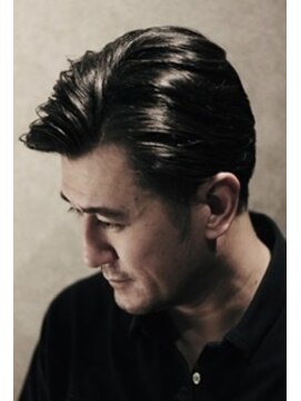 カジノ(CASINO) ビジネスツーブロック　かき上げヘア/サイドパート/アップバング