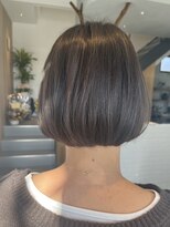 アメ(ame)&nbsp;ブリーチなし透け感大人ハイライト×ふんわりボブ