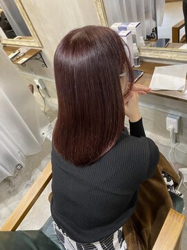 ルフレ 新宿本店1st(Reflet) ブリーチなしカラー/髪質改善