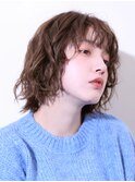 大人可愛いイメチェンニュアンスカールショートボブ