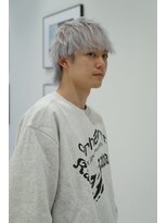 ハイブ 金沢(Hive)&nbsp;ホワイトカラーブリーチメンズカットハイトーン