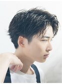 メンズ/マッシュ/センターパート/韓国風/刈り上げ