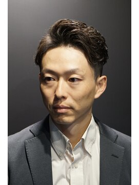 銀座 シノ 本店(shino) 【オールバック】七三　ビジネスパーマ　メンズカット