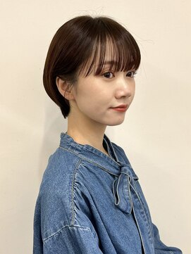 フォト イケブクロ(foto IKEBUKURO) ショートカット×ひし形ショートボブ×前髪あり20代30代40代 s03
