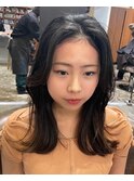 【akane】チャンモリパーマうぶ毛パーマ韓国顔周りおくれ毛