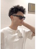 スパイキーショート ツイスト メンズショート 刈り上げ