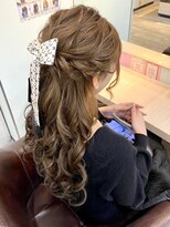 アップスニニー(up's niny)&nbsp;★ふんわりルーズたっぷり♪『おしゃれルーズハーフアップ♪』