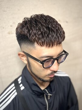 ヒロギンザ 新橋日比谷口店(HIRO GINZA) クロップ × フェード