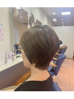 アトリーチェタ 田富店(ATTRICE)&nbsp;ショート/40代/50代/透明感白髪染め/レイヤー/オリーブカラー/