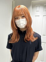 ゼスト 八王子店(ZEST)&nbsp;オレンジベージュ/レイヤーカット