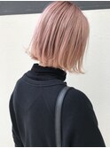【Lolonois中津】フレンチボブ×ピンクハイベージュ