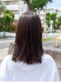 ミディアムレイヤー【髪質改善/ヘッドスパ/縮毛矯正/いわき】