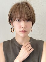 ショートボブ髪型30代40代50代前髪あり前髪なし面長丸顔【荒牧】