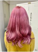 【色持ち重視！ディープピンク】池袋美容室