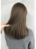 30代40代オリーブベージュ酸性ストレート髪質改善縮毛矯正