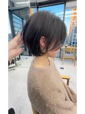 似合わせカット/ショートボブ/小顔ヘア/メルティカラー/くせ毛