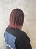 ピンクバレイヤージュ