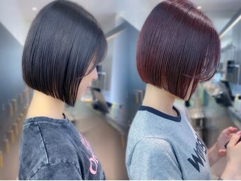 ロンド エメ 柏(Lond aimer)の写真/[カット+縮毛矯正+1Stepスチ-ムTr¥14980]手ごわいクセ毛,広がる髪を自然にボリュ-ムダウン。さらツヤに[柏]