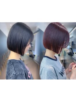 [カット+縮毛矯正+1Stepスチ-ムTr\14980]手ごわいクセ毛,広がる髪を自然にボリュ-ムダウン。さらツヤに[柏]