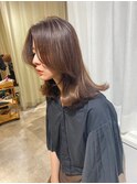 20代30代40代髪質改善くびれロングアッシュグレージュ似合わせ