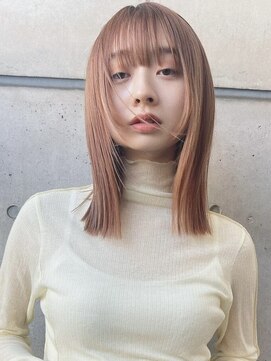 ミンクス 原宿店(MINX) 【MINX原宿表参道】ミディアムレイヤーぷつっとカット