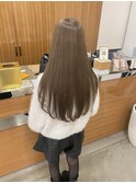透明感ブラウンカラー！