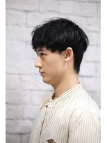 グレイスフル バーバープラチナム 六本木店(Graceful Barber platinum)&nbsp;ツーブロック癖毛風マッシュ